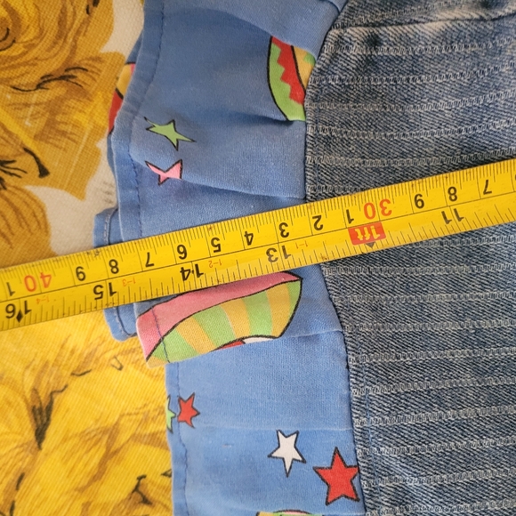 Vintage Apron Hand Crafted Alien Jean - Picture 9 of 9